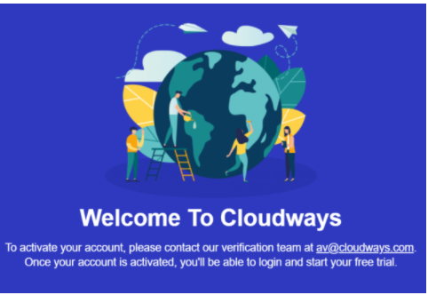 Cloudways - Welcome Page