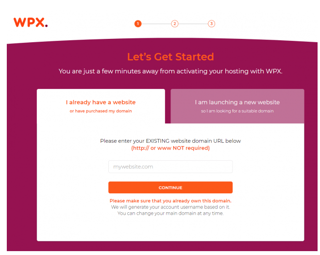 WPX Hosting -  Get Started