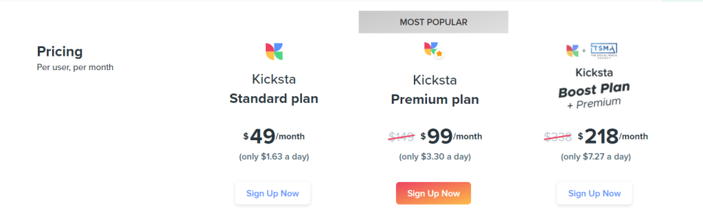 Kicksta Price Kicksta Price
