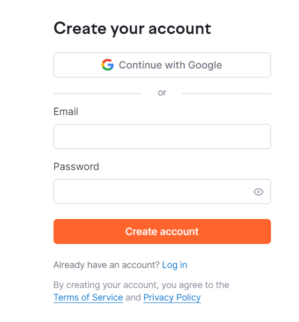 Create Your Semrush Account